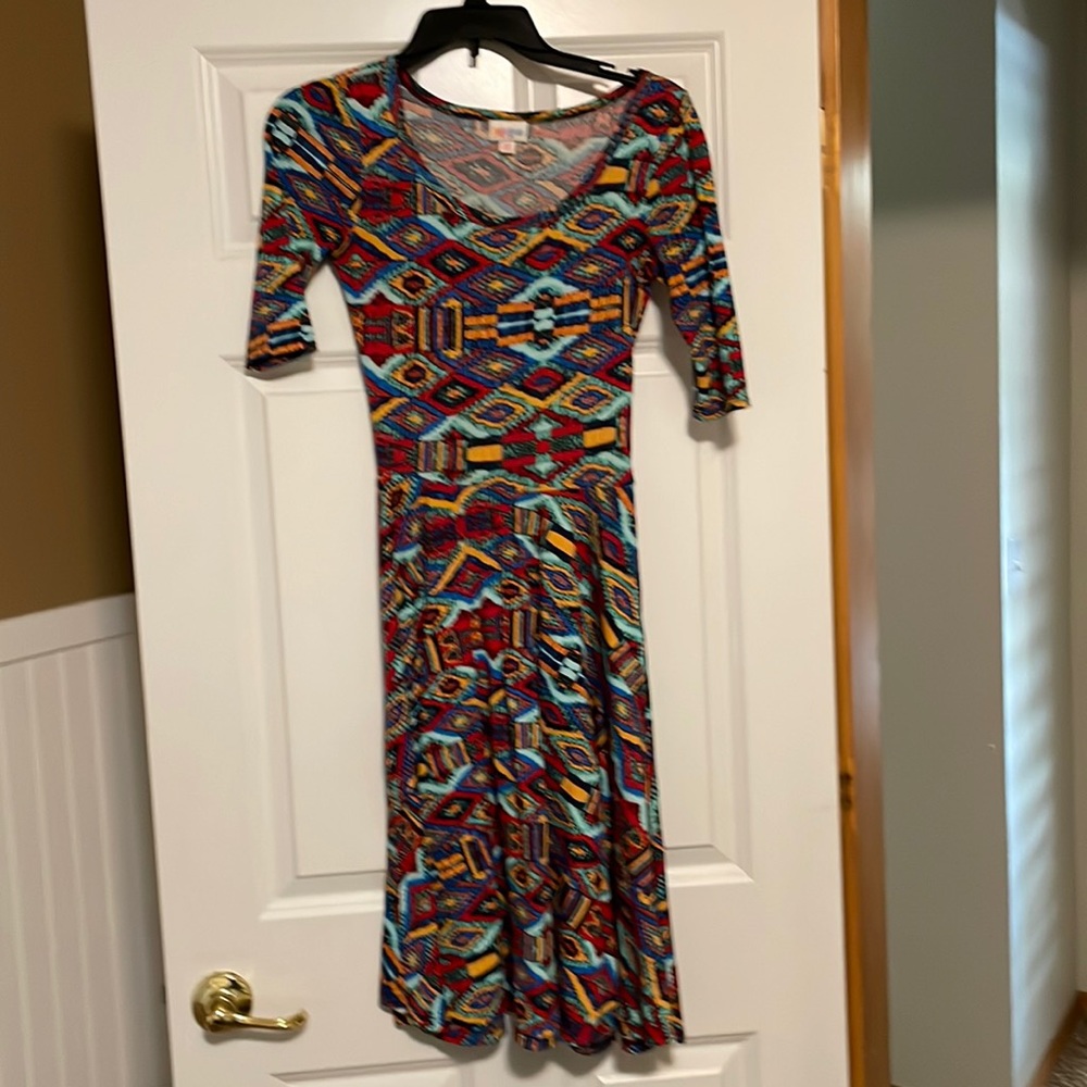 lularoe colorful dress
